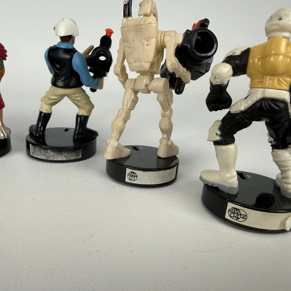 Hasbro 2005 Star Wars Attactix - Lot of 6 Figures‎